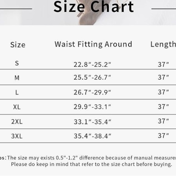 Chiffon Elastic High Waisted A-Line Flared Maxi Skirt 3XL - Picture 9 of 9